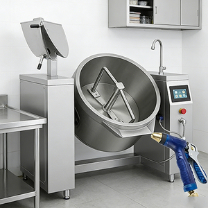 80-500 L Marmita-industrial Aliment Basculante Eletrica Marmita Industrial Para Mermeladas Con Agitador Agitadora para mermelada - Product Image 1