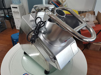 Industriële elektrische groente- en fruit snijmachine van roestvrij staal voor de keuken
