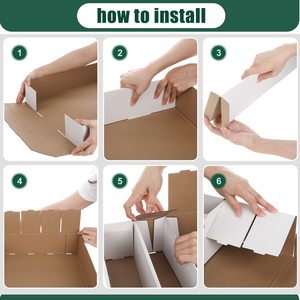 กล่องบรรจุภัณฑ์กระดาษลูกฟูกคุณภาพสูงสำหรับเก็บการ์ดเกม พร้อมแผ่นกั้นกระดาษแข็งกันน้ำ คุณสมบัติเคลือบด้าน - Product Image 3