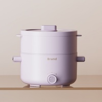 Mini multi-cuiseur électrique portable OEM Pot mi-haut de gamme sans BPA de qualité alimentaire