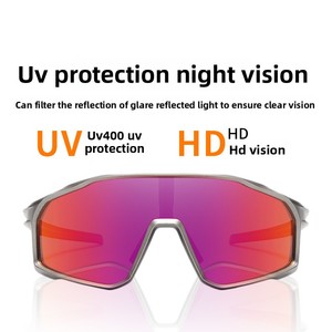Venta caliente <span class=keywords><strong>WD</strong></span> S17101 TR90 Gafas de sol deportivas Moda al aire libre Protección UV TAC Gafas polarizadas para miopía Logotipo personalizado - Product Image 3