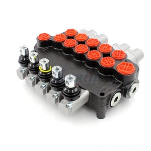 วาล์วควบคุมทิศทางไฮดรอลิกแบบหลายทางรวม P80-G34-G12-2QTW-YW-2QTW ขนาด 80 ลิตร/นาที แบบหกทาง ควบคุมด้วยมือ - Product Image 5