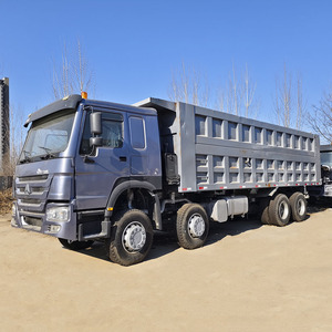 Truk Tipper Bekas 6X4 8X4 Diesel Setir Kiri Camion Benne Dijual Gratis Ongkir - Product Image 2