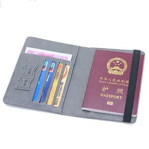Best Selling Passport Holder Cover Travel Passport Wallet RFID Blocking Passport File Manager Wallets For Women Fashionable PU