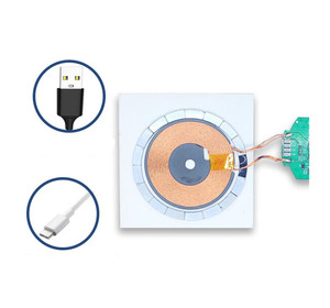 Taidacent USB tipo <span class=keywords><strong>C</strong></span> 5V 12V Teléfono de alta potencia transmisor de carga inalámbrica rápida PCB 15W Módulo de cargador inalámbrico magnético para coche - Product Image 3