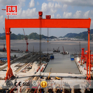 Grue portique à double poutre robuste de 50, 75, 125, 200 tonnes pour la construction navale avec crochet pour chantier naval - Prix compétitif - Product Image 5