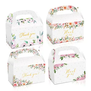 Xindeli DD229 تصميم زهور Thank wy carty Box Cake Goodies cift Box لحفلات الزفاف
