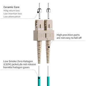 OS2 LC SC uniboot <span class=keywords><strong>สาย</strong></span>เคเบิลแพทช์ไฟเบอร์แบบ SMF SINGLE MODE DUPLEX 9/125M 1g/10GB SINGLE MODE DUPLEX 9/125um 10M(33ft) 1M-50M - Product Image 3