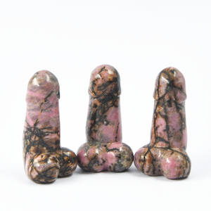 Cristalli naturali all'ingrosso pietre curative Mini pene cristallo pene cristallo donne quarzo Dildo pietre del pene artigianato pietra incisa - Product Image 5
