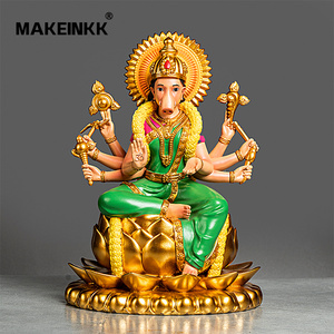 Ấn Độ Hindu Ganesh Antique <span class=keywords><strong>resin</strong></span> Ganesh tượng thần tượng Hindu varahi <span class=keywords><strong>amman</strong></span> tượng - Product Image 5