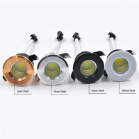 Spot LED Mini 3W encastrable pour plafond, vitrine et armoire, AC110-220V, idéal pour chambre et cuisine - Vente Flash
