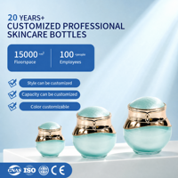 Pots cosmétiques haut de gamme 5g/10g/15g/20g/30g, pots à crème, bouteilles en plastique, vente directe d'usine