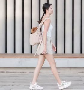 กระเป๋าเป้สะพายหลังสำหรับสัตว์เลี้ยงแบบมีช่องระบายอากาศ พับเก็บได้ สำหรับสุนัขขนาดเล็ก ตัวอย่างสินค้าฟรี - Product Image 3
