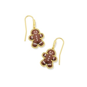 Collana con Albero di Natale dal Design Europeo di Nicchia, Orecchini alla Moda, Collana con Ciondolo a Forma di Omino di Pan di Zenzero per Regali di Capodanno - Product Image 4