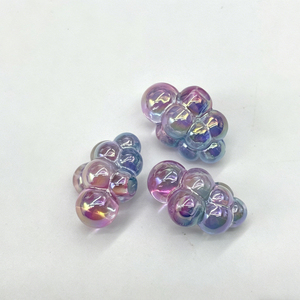 Acrylic Translucent Gradient Color Cloud Vertical Hole Beading DIY Mobile Phone Chain Keychain Jewelry Accessories Loose <b>Beads</b> - Product Image 4