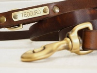 Produits pour animaux de compagnie En Nylon Laisse De Collier De Chien En Cuir Ensemble Avec Emballage De Boîte Personnalisée VRS-0040