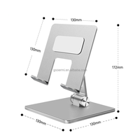 Support de tablette pliable réglable rotatif à 360 ° MS-801 pour le bureau et la cuisine