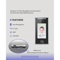 Système de contrôle d'accès par reconnaissance faciale IA 8'' TCP/IP Wifi, terminal biométrique pour tourniquet, prise en charge RTSP, contrôle sécurisé des portes