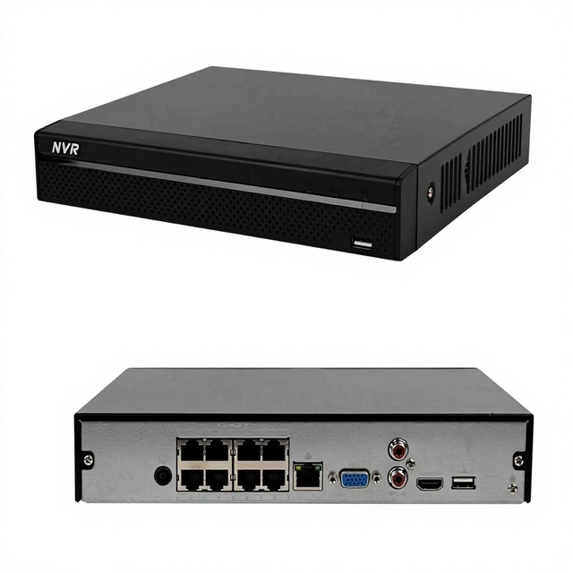 Security 8-Channel 8PoE Port 4K NVR with AI for Output Home Security System (NVR-8ch-8POE)