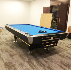 Fancy 9-ball Oak <b>Pool</b> Table Standard Adult Villa Home Indoor American Billiard 2743x1524mm Wholesale Made China Commercial Fancy - Product Image 3