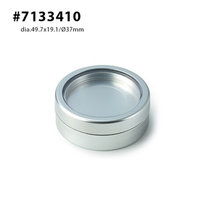 Venta caliente OEM ODM Round Metallization Eyeshadow Case Blush Case Face Make Up Product - Product Image 2