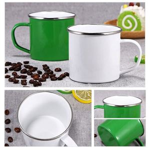 Tazas de Viaje de Cerámica de 350 ml (12 oz) con Logotipo Personalizado, Estilo Americano, con Asa, Sublimación, Esmalte, para Té, Leche, Café - Product Image 4