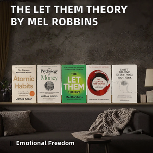 Collection de 5 livres sur le développement personnel : Atomic Habits, La psychologie de l'argent, Let Them Go Theory, Atomic Habits, psychologie de l'argent - Product Image 2