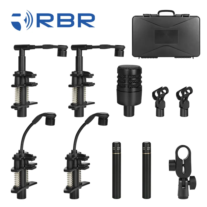 Professionelles elektronisches Kondensator-Trommelmikrofon-Set