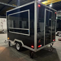 Nouvelle Conception de Camper de Vente Ambulante pour Café, Hot-Dogs, Glaces, Cuisine Mobile, Camper à Burgers, Remorque Alimentaire Mobile