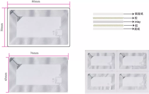 Icode SLX 13.56MHz RFID thư viện Nhãn sách có thể in thụ động NFC Tag với ISO 15693 giao thức cho thư viện - Product Image 6
