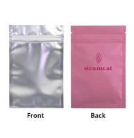 Emballage de Sachet imprimé avec logo personnalisé pochette en mylar en feuille comestible sac zip-lock plat flexible pour échantillon sac d'emballage cosmétique pour bijoux