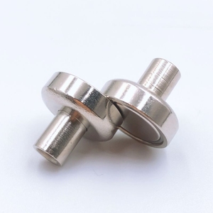 مغناطيس نيوديميوم بالجملة بأحجام M3 وM6 وM8، مع جلبة ملولبة، مطلي بالنيكل - Product Image 1