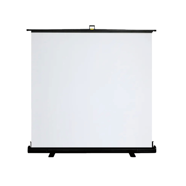 120 Inch Portable White Floor Rising Projector Screen Manual Pull-up Projection Screen Home Theater