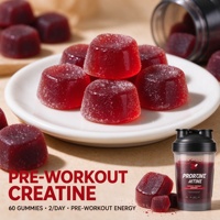 Gummies de Créatine Monohydrate Pré-Entraînement OEM ODM Marque Privée Vente en Gros Croissance Musculaire Énergie 60 Gummies pour Protéines