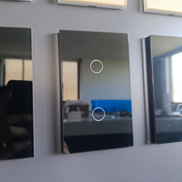 US Standard Tuya Smart Switch Zigbee WiFi Touch Applique Murale 1 2 3 4 Gang 118*72mm 110V 220V Verre Trempé Alexa Commutateurs À Distance