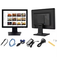 Écran tactile résistif PCAP 10 points, écran large FHD de 15 pouces (15,6 pouces) pour système de point de vente, certifié CE/FCC/ROHS