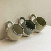 Mug en céramique personnalisé avec nom, tasse à café artisanale émaillée, mug en grès gravé sur mesure pour la famille et les amis