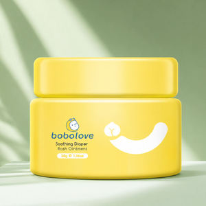 Crème protectrice douce en gros pour bébés, à base de pétrolatum et d'alcool cétylique, pour peaux sensibles de nouveau-nés, marque privée - Product Image 2