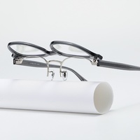 Lunettes anti-lumière bleue de style punk à monture intégrale et à branches rabattables, adaptées aux hommes et aux femmes, et parfaites pour être portées avec des lunettes de vue.