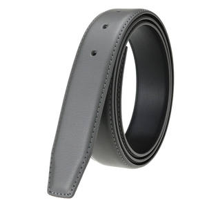 LQbelt cinturino in vera pelle con fori da uomo Pin Plate fibbia cintura senza fibbie nastro di cintura fabbrica - Product Image 6