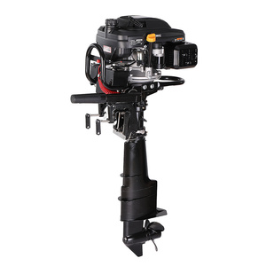 Novo Motor de Popa a Gasolina Zonsen200e 4 Tempos com Manopla de Luxo, Partida Elétrica e Acessório de Engrenagem Refrigerado a Água - Product Image 5