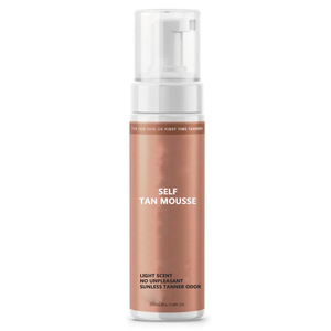 Venta al por mayor, etiqueta privada orgánica, Sol medio oscuro, Mousse <span class=keywords><strong>autobronceante</strong></span> vegano - Product Image 1