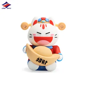 Longzhiyu 15 Years Factory Kawaii Action Figure Custom Made Design 3D Cartoon Figurine Toys PVC Miniature Doll