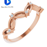 Anillo de Diamante Cultivado en Laboratorio con Certificación IGL DEF VVS, Joyería Fina, Oro Rosa Sólido de 18K, Anillos de Compromiso y Boda, Anillo de Diamante de Lujo para Mujer