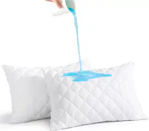 100% Waterproof Bed Bug Proof Quilted Waterproof Pillow Protectors White Pillows Cover Quilted Pillowcase