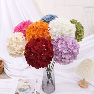 Hoa mô phỏng vải lụa hoa cẩm tú cầu hoa nhân tạo cho đám cưới trang trí cửa hàng nhà - Product Image 2