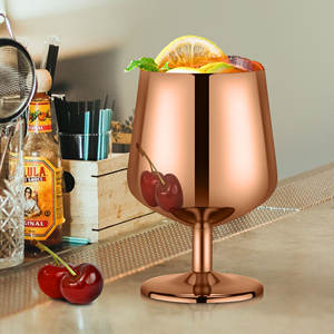 Copa de vino tinto de 360ML, copa de Martini de lujo de 12 Oz, copa de acero inoxidable, 2 piezas, copa de champán de boda con caja - Product Image 1