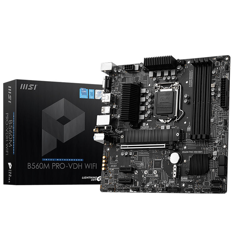 MSI B560M PRO-VDH WIFI Micro-ATX Motherboard for Intel LGA 1200