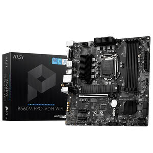 เมนบอร์ด MSI B560M PRO-VDH WIFI มือสอง พร้อมซ็อกเก็ต LGA 1200 ชิปเซ็ต <span class=keywords><strong>Intel</strong></span> <span class=keywords><strong>B560</strong></span> รองรับซีพียู <span class=keywords><strong>Intel</strong></span> Core รุ่นที่ 10 และ 11 - Product Image 1