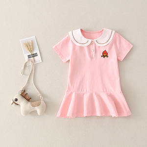 Abbigliamento per bambini per bambine traspirante <span class=keywords><strong>maglia</strong></span> <span class=keywords><strong>maglia</strong></span> tessuto Polo abito OEM fabbrica fatta per l'autunno - Product Image 5